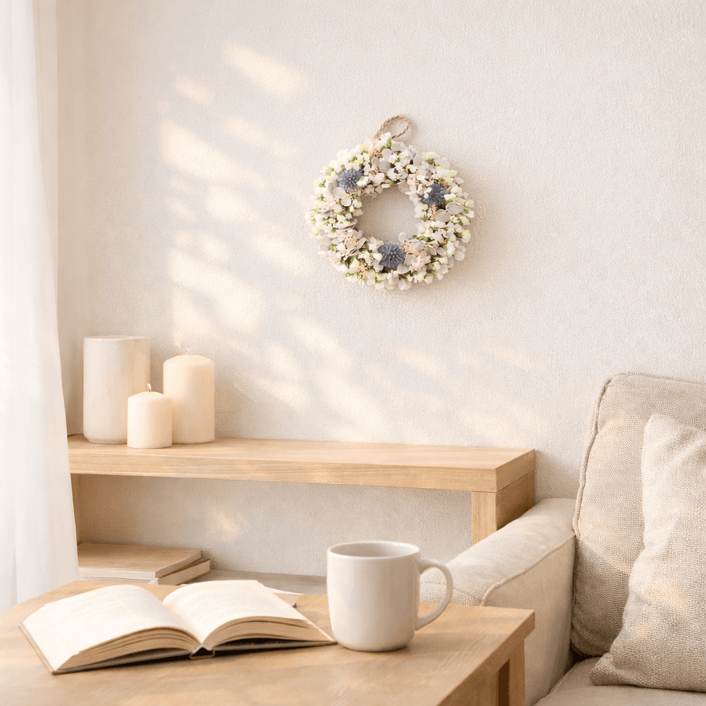 春色ナチュラルなドライフラワーリース | 2枚目